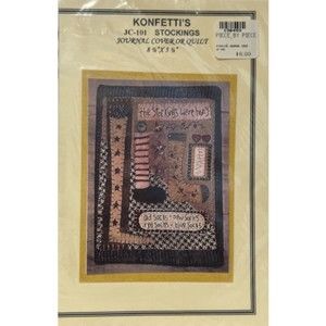 Konfetti's - Journal Cover or Quilt - Size 8-1/2 x 5-1/2